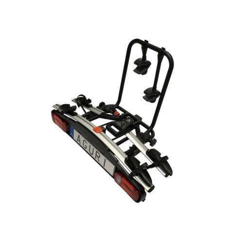 AGURI-Active Bike 2 kerékpártartó vonóhorogra, ezüst színű/19,5kg