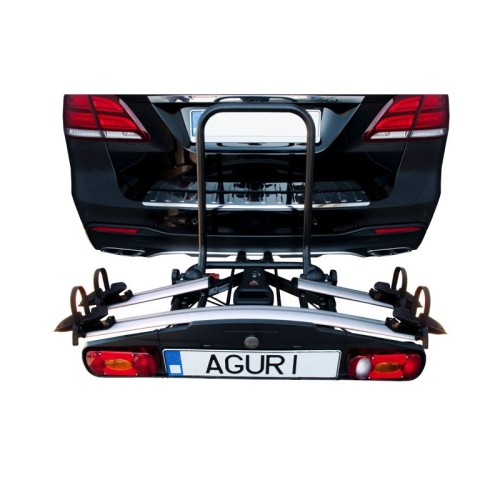 AGURI-Active Bike 2 kerékpártartó vonóhorogra, ezüst színű/19,5kg