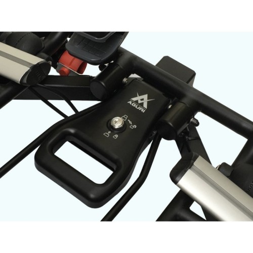 AGURI-Active Bike 2 kerékpártartó vonóhorogra, ezüst színű/19,5kg