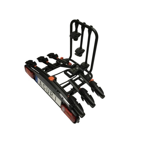 AGURI-Active Bike 3 Black kerékpártartó vonóhorogra, fekete színű/22kg