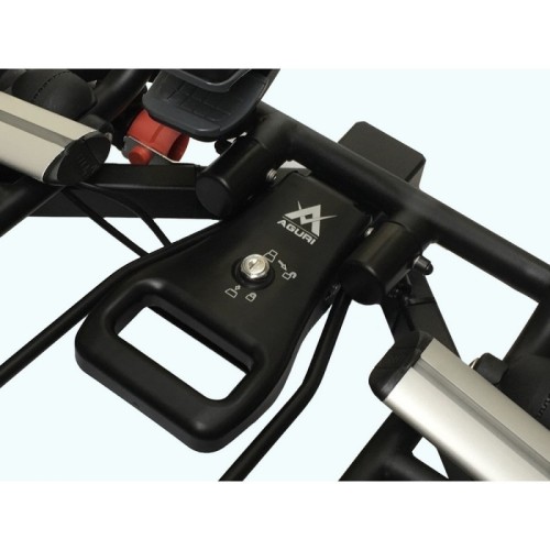 AGURI-Active Bike 4 kerékpártartó vonóhorogra, ezüst színű/25kg