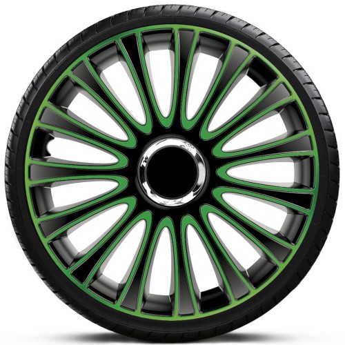 Dísztárcsa szett-16 LEMANS PRO GREEN BLACK