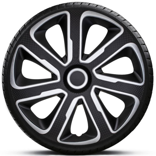 Dísztárcsa szett-16 LIVORNO CARBON SILVER BLACK