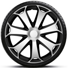 Dísztárcsa szett-16 MEGA SILVER BLACK