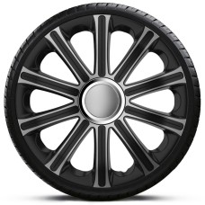 Dísztárcsa szett-16 MODENA BLACK SILVER
