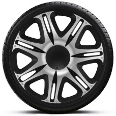 Dísztárcsa szett-16 NASCAR SILVER BLACK